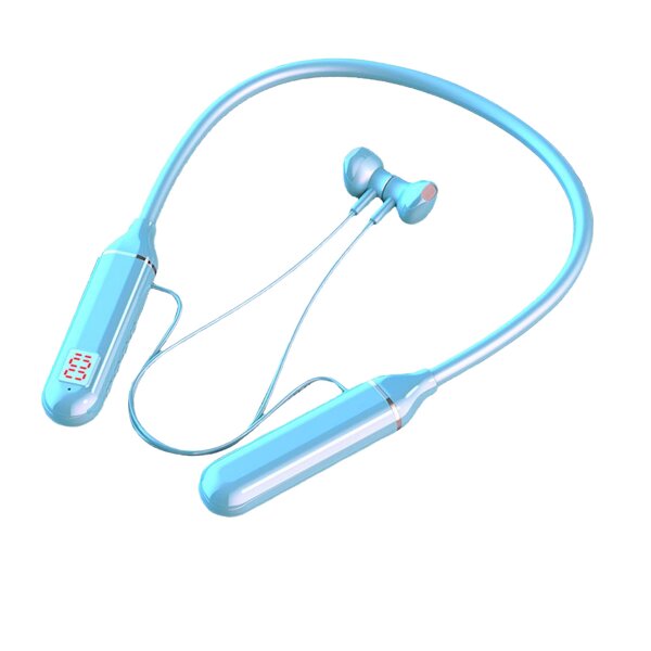 Headset Manufacturer - D18 In-Ear Sports Stereo Bass BT Magnet TF Card Neck Hanging