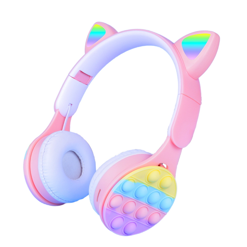 Headphones Manufacturer - M6 Macaron Bubble Cat Ear Bluetooth Children's Wireless