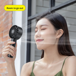 Fan Manufacturer - 2025 High-Speed Digital Display Lanyard Strong Wind Battery