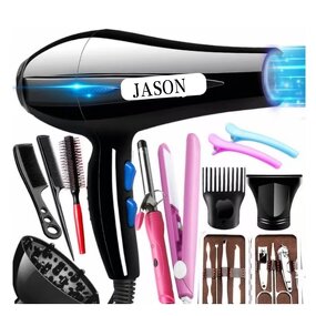 Hair Dryer Manufacturer - 12pcs 1200w Negative Ionic 3 Heat Cool Settings Travel