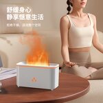 Diffuser Manufacturer - 2025 Creative Simulation Flame Desktop Multi-color Humidifier