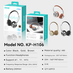 Headphones Manufacturer - H106 Over-Ear Retro ANC Long Life Lightweight LED JL
