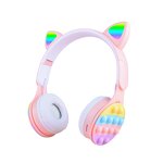 Headphones Manufacturer - M6 Macaron Bubble Cat Ear Bluetooth Children's Wireless