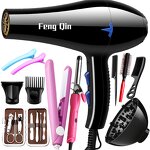 Hair Dryer Manufacturer - 12pcs 1200w Negative Ionic 3 Heat Cool Settings Travel