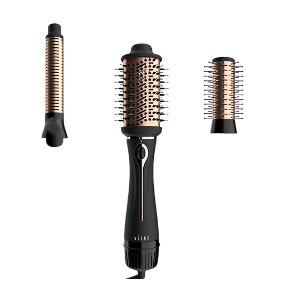 Hair Styler Manufacturer - 1200W 5-in-1 Curler Straightener Air Brush Negative Ion