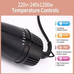 Hair Styler Manufacturer - 1200W 5-in-1 Curler Straightener Air Brush Negative Ion