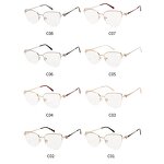 Optical Frames Manufacturer - Omelle Shenzhen Wholesale Cat Eye Fashion Woman Metal Half-rim