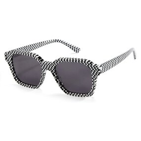 Sunglasses Manufacturer - OMELLE High Quality Unisex Classic Mazzucchelli Acetate Mosaic Designer Black Grid