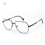 Eyeglass Frame Manufacturer - Omelle Designer Optical Silver Oversized BOSS1608 China Wholesales for Men