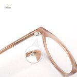 Spectacle Frames Manufacturer - Stylish Computer Unisex Acetate Round Design Optical