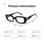 Glasses Frames Manufacturer - Eco Friendly Thick Black Plastic French Eyewear Brands Italy Design CE