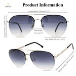 Sunglasses Manufacturer - OMELLE BOSS1537 Unisex Polarized Fashion with UV400 Shield Gray TAC Tortoiseshell