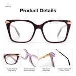 Eyeglasses Frames Manufacturer - Wholesale Unisex Luxury Italy Designer Mazzucchelli Acetate for Reading Blue Light Blocking