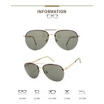 Sunglasses Manufacturer - OMELLE BOSS1537 Unisex Polarized Fashion with UV400 Shield Gray TAC Tortoiseshell