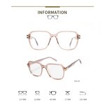 Eyeglasses Frames Manufacturer - OMELLE Newest Acetate High Quality Custom Made Optic Vintage Women Pink Reading