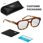Sunglasses Manufacturer - Bulk Custom Vintage Patchwork for Women Acetate/TR90 Frame Oversized Square TAC UV400