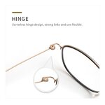 Eyeglasses Frames Manufacturer - Super Lightweight Screwless No Screw Stainless Steel Optical