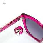 Sunglasses Manufacturer - Omelle Brand Designer Women Custom Logo Leopard Retro Cat-Eye