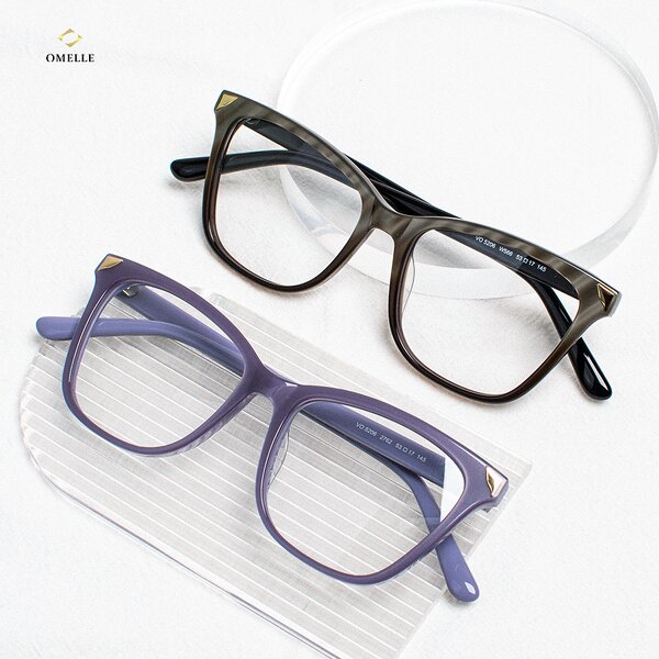 Optical Frame Manufacturer - Omelle Italy Design Mazzucchelli Acetate Women Anti Blue Light Computer