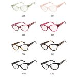 Eyeglasses Manufacturer - Fashion Women Crystal Acetate Frame Optical Spectacles High Quality Female