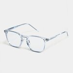 Computer Glasses Manufacturer - OMELLE Trendy Rectangle Anti-Blue Light TR90 Blue Ray Frame Men's