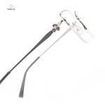 Optical Frames Manufacturer - Omelle Shenzhen Wholesale Cat Eye Fashion Woman Metal Half-rim