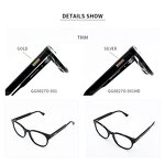 Eyeglasses Frames Manufacturer - Unisex Anti-Blue Ray Computer Gaming Round with Solid Pattern