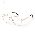 Eyeglass Frame Manufacturer - Omelle Designer Optical Silver Oversized BOSS1608 China Wholesales for Men