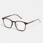Computer Glasses Manufacturer - OMELLE Trendy Rectangle Anti-Blue Light TR90 Blue Ray Frame Men's