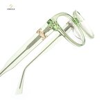 Eyeglasses Manufacturer - Fashion Women Crystal Acetate Frame Optical Spectacles High Quality Female