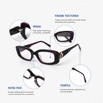 Glasses Frames Manufacturer - Eco Friendly Thick Black Plastic French Eyewear Brands Italy Design CE