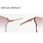 Sunglasses Manufacturer - 2025 Hot Sell Gafas De Sol Gold Metal Large Oversized Big Frame for Women