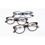 Eyeglasses Frames Manufacturer - Unisex Anti-Blue Ray Computer Gaming Round with Solid Pattern