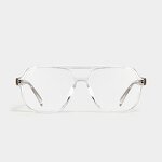 Eyeglasses Manufacturer - OMELLE Vintage TR Optical Clear Color Pilot Double Beam Anti-Blue Light for Female Male Computer