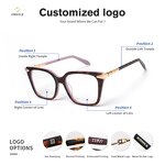 Eyeglasses Frames Manufacturer - Wholesale Unisex Luxury Italy Designer Mazzucchelli Acetate for Reading Blue Light Blocking