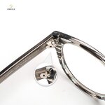 Eyeglasses Manufacturer - Mazzucchelli Unisex Round Transparent Yellow Acetate Stylish for Computers