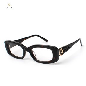 Glasses Frames Manufacturer - Eco Friendly Thick Black Plastic French Eyewear Brands Italy Design CE