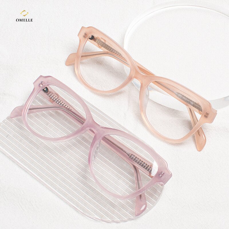 Optical Frame Manufacturer - Italy Design Custom Logo Acetate Candy Color for Women