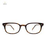 Eyeglasses Frames Manufacturer - Unisex Classic Small Square Acetate Prescription Optical Computer with Solid Pattern
