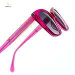 Sunglasses Manufacturer - Omelle Brand Designer Women Custom Logo Leopard Retro Cat-Eye