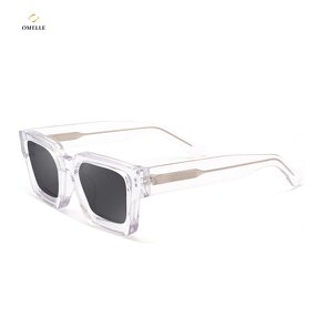 Eyeglasses Frame Manufacturer - Latest Designer Oversized Square Lightweight Fashionable Optical Acetate Solid Pattern