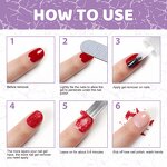 Nail Polish Remover - 15ml Natural Organic Vegan Quick Removal Soak Off