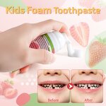 Toothpaste Foam - Private Label Kids Blueberry Strawberry Whitening Anti Cavity