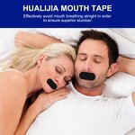 Sleep Strip Manufacturer - Private Label 30 Pcs Black Anti Snoring Lip Shaped Breath
