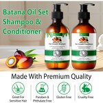 Hair Shampoo - Private Label Batana Oil Anti Frizz Shampoo and Conditioner