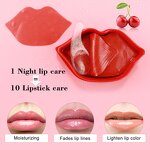 Lip Mask Manufacturer - Private Label 20 Pack Collagen Aloe Vera Peach Cherry