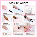 Acrylic Nail Kit - Wholesale Professional Full Set Liquid Powder UV Gel Extension