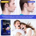 Sleep Strip Manufacturer - Black Lip Shaped Hypoallergenic Anti Snoring Breathing