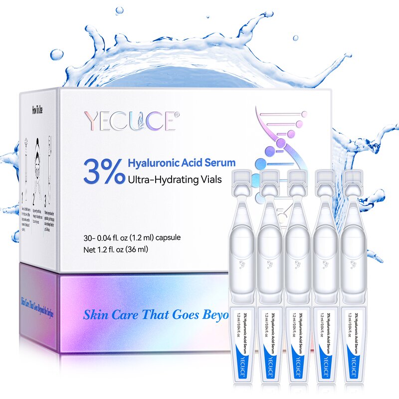 Serum Manufacturer - Ultra-Hydrating Vials 3% Hyaluronic Acid Single-use Capsule
