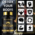 Shilajit Capsule - Himalayan 10000mg Gold Natural Organic for Men Women